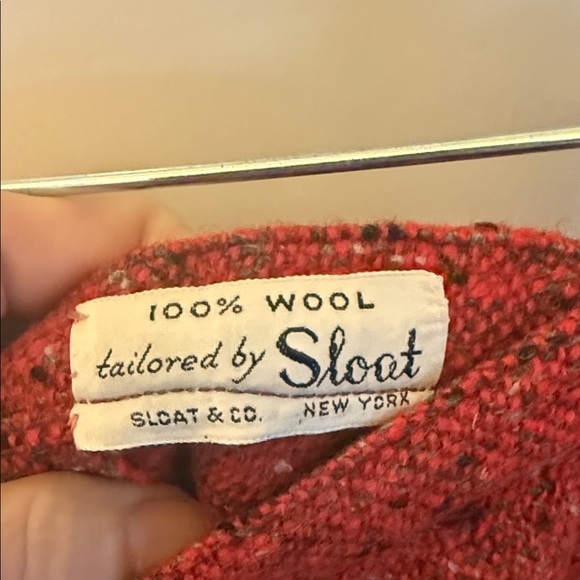 Vintage 1950 Tweed Circle Skirt with Black Detailing - Picture 2 of 6